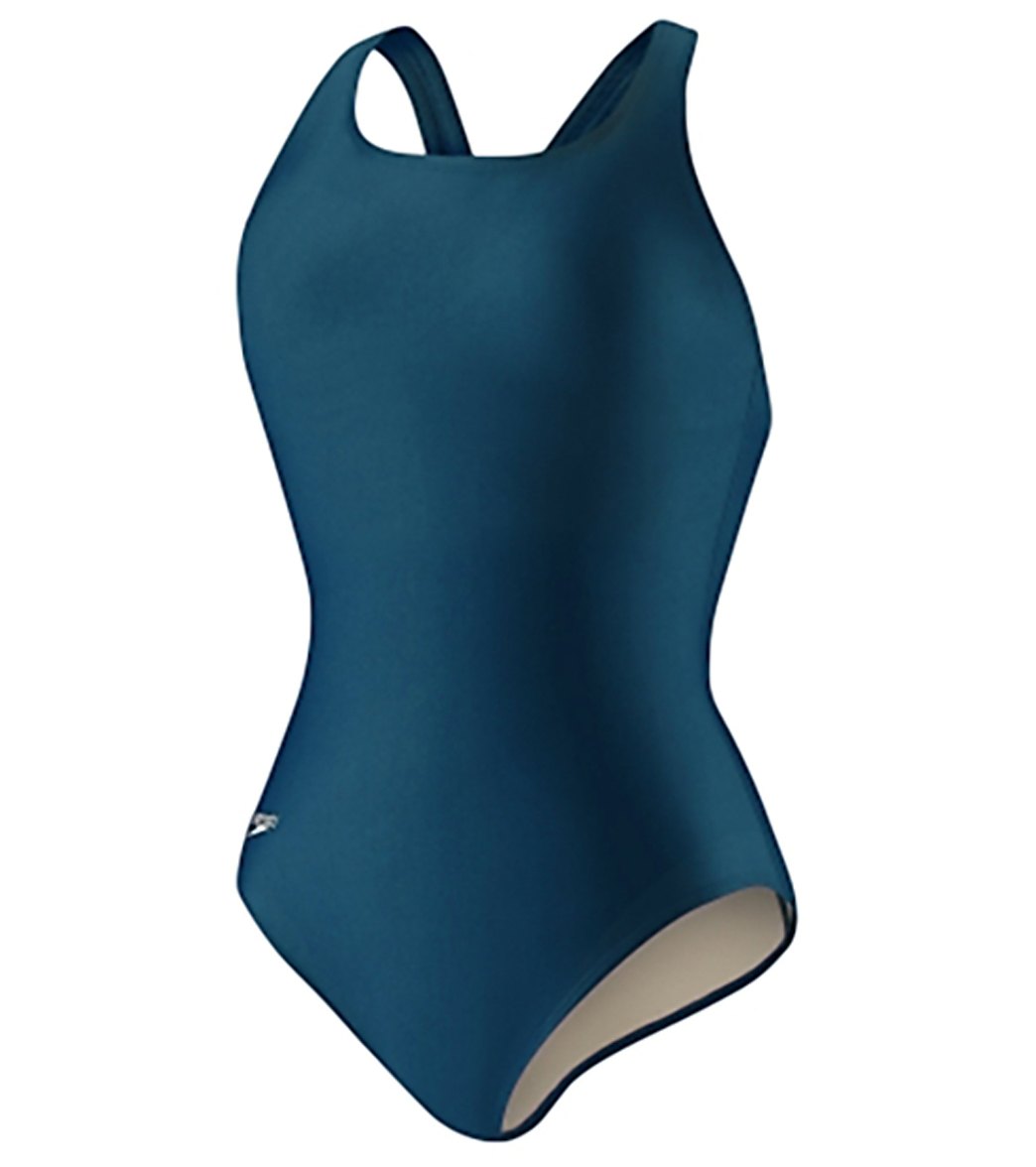 Speedo Moderate Ultraback Long Torso One Piece Swimsuit At Swimoutlet