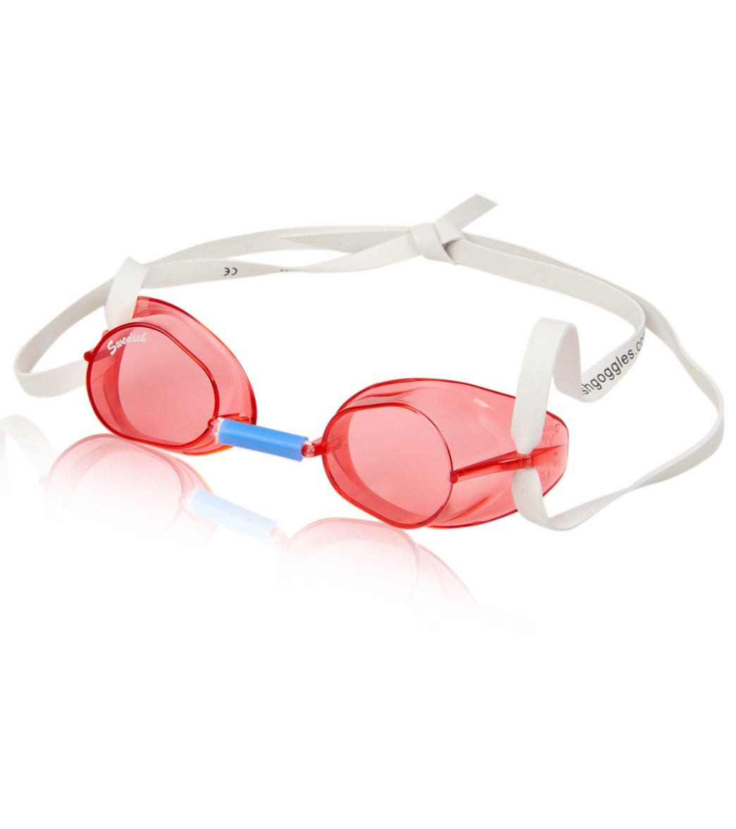 swedish goggles with bungee straps