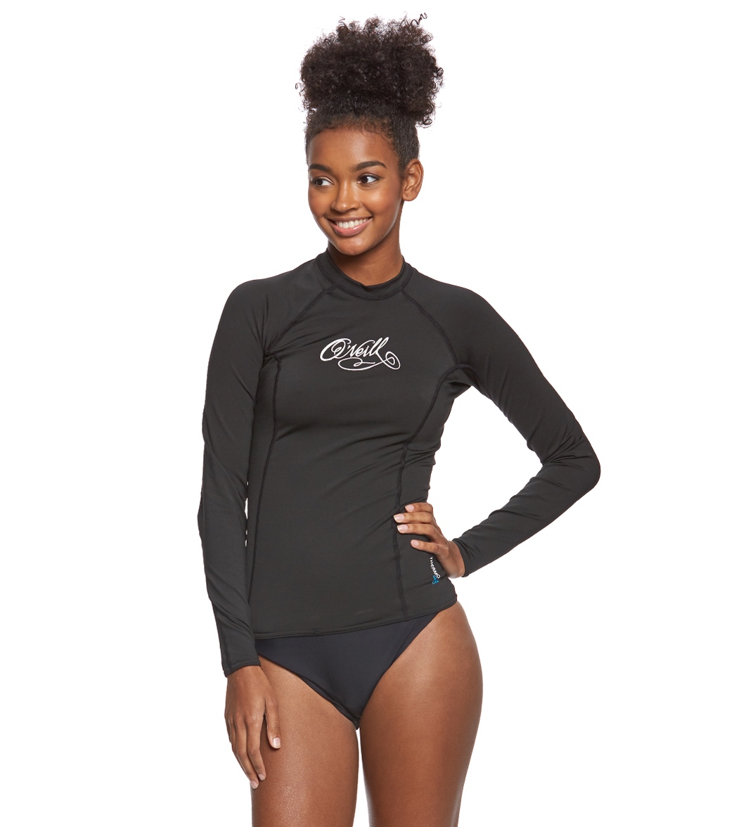 O'Neill Women's Thermo Long Sleeve Crew Rash Guard at