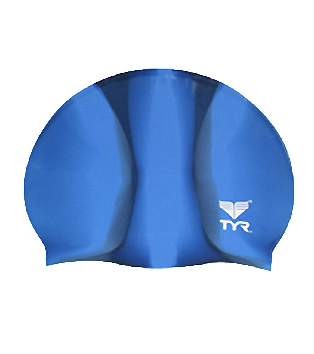 TYR Multi Color Silicone Swim Cap at SwimOutlet.com