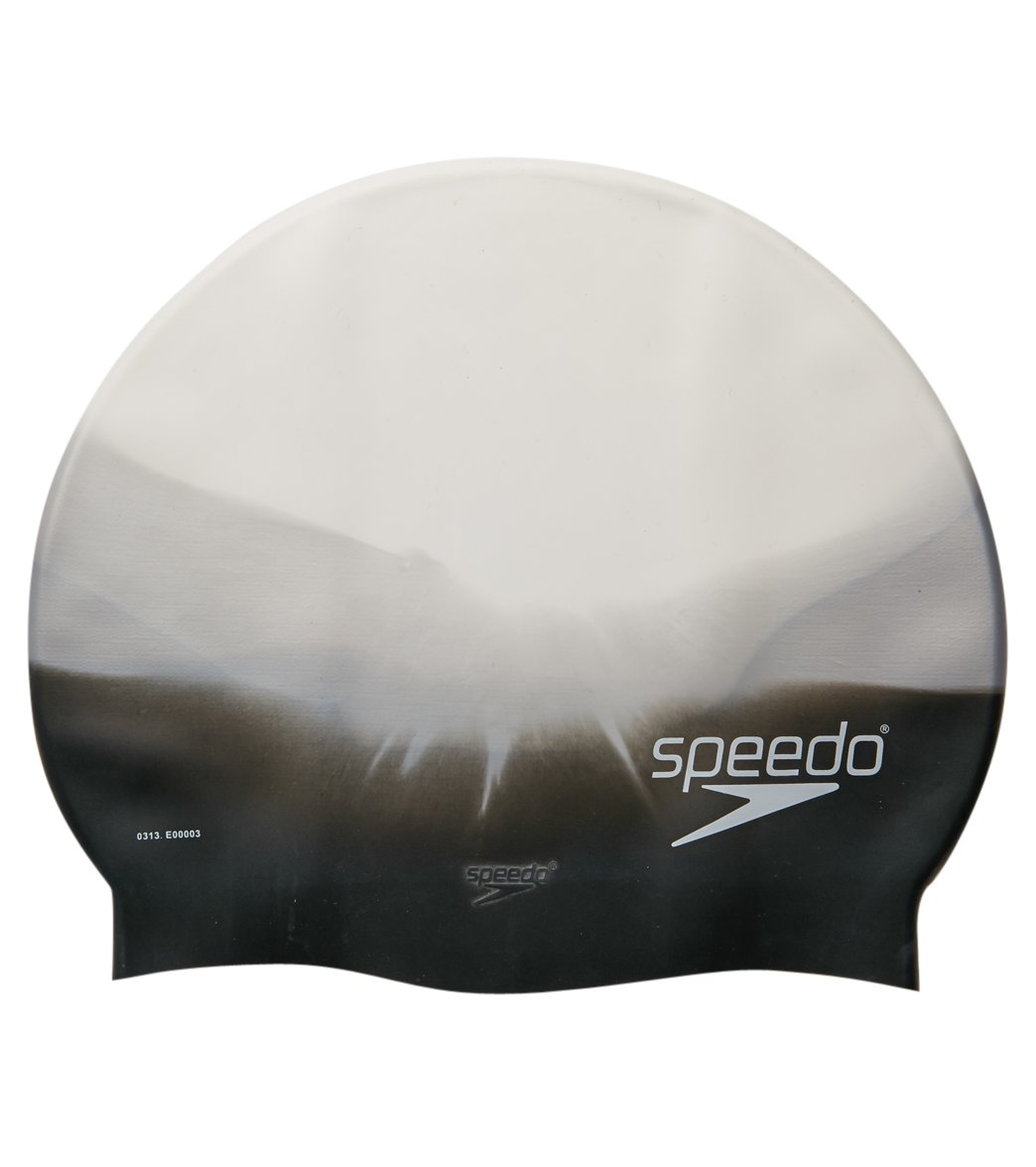 Speedo Silicone Two Tone Swim Cap at SwimOutlet.com