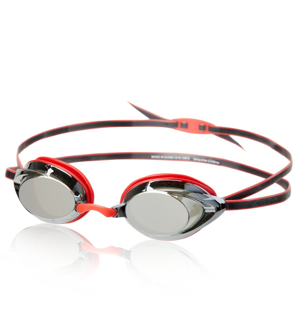 speedo women's vanquisher 2.0 mirrored swim goggles