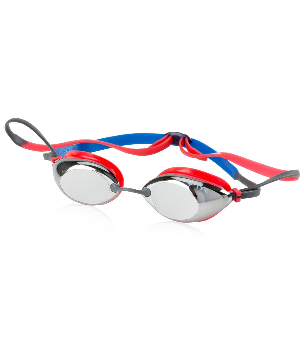 TYR Tracer Junior Racing Metallized Goggle at