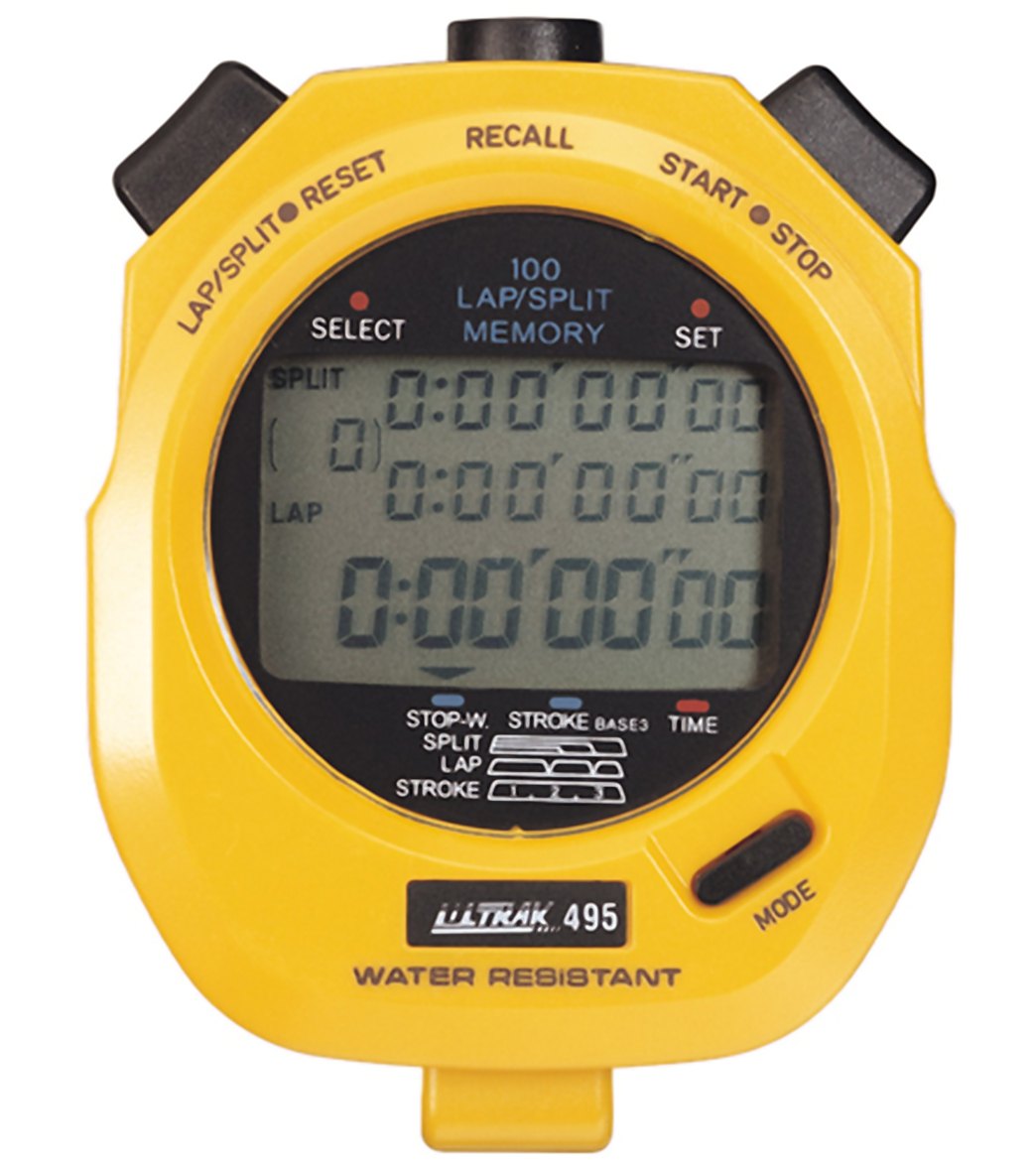 Ultrak 495-100 Lap Memory Stopwatch at SwimOutlet.com - Free Shipping