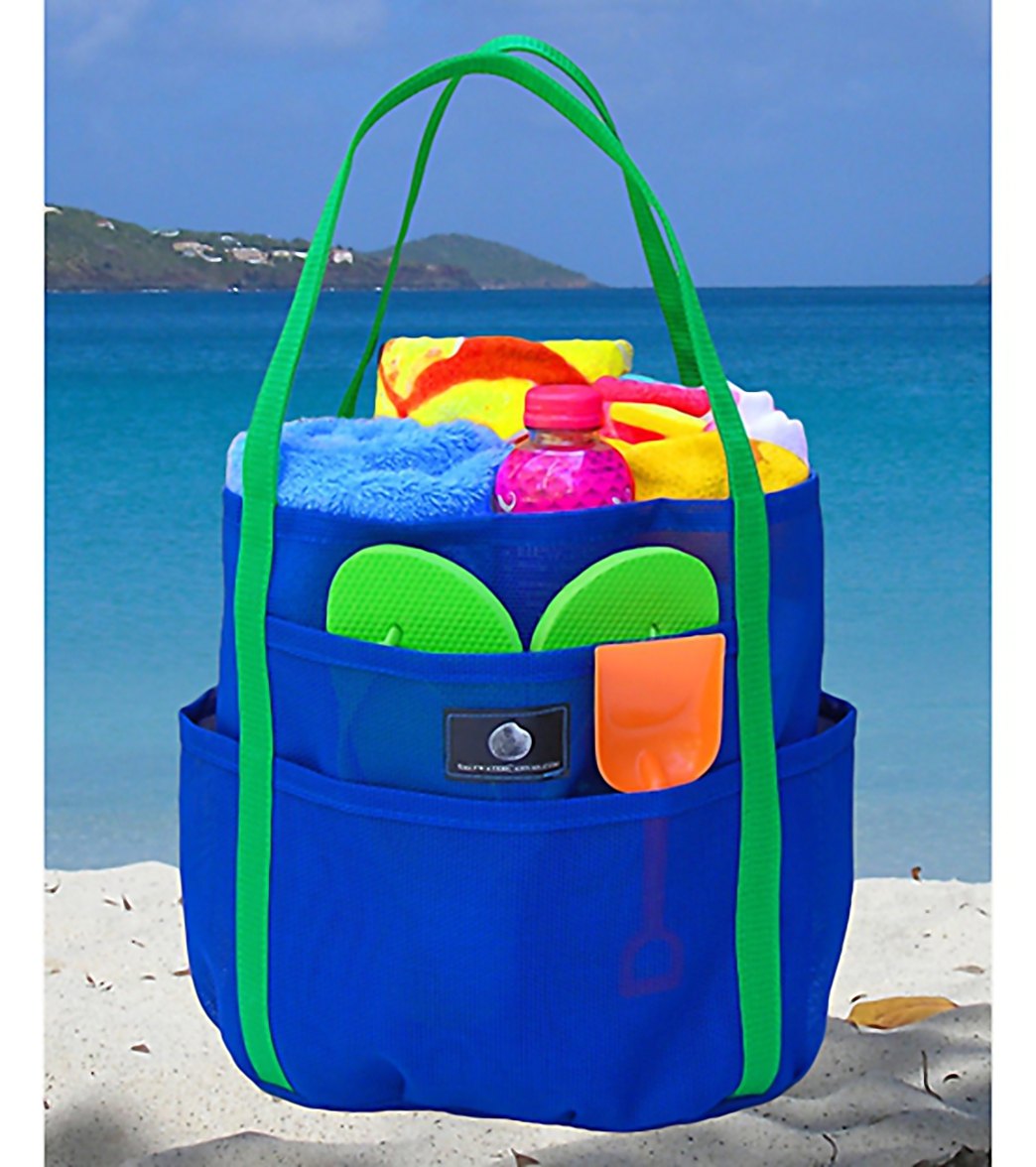 Saltwater Canvas Dolphin Beach Bag at SwimOutlet.com