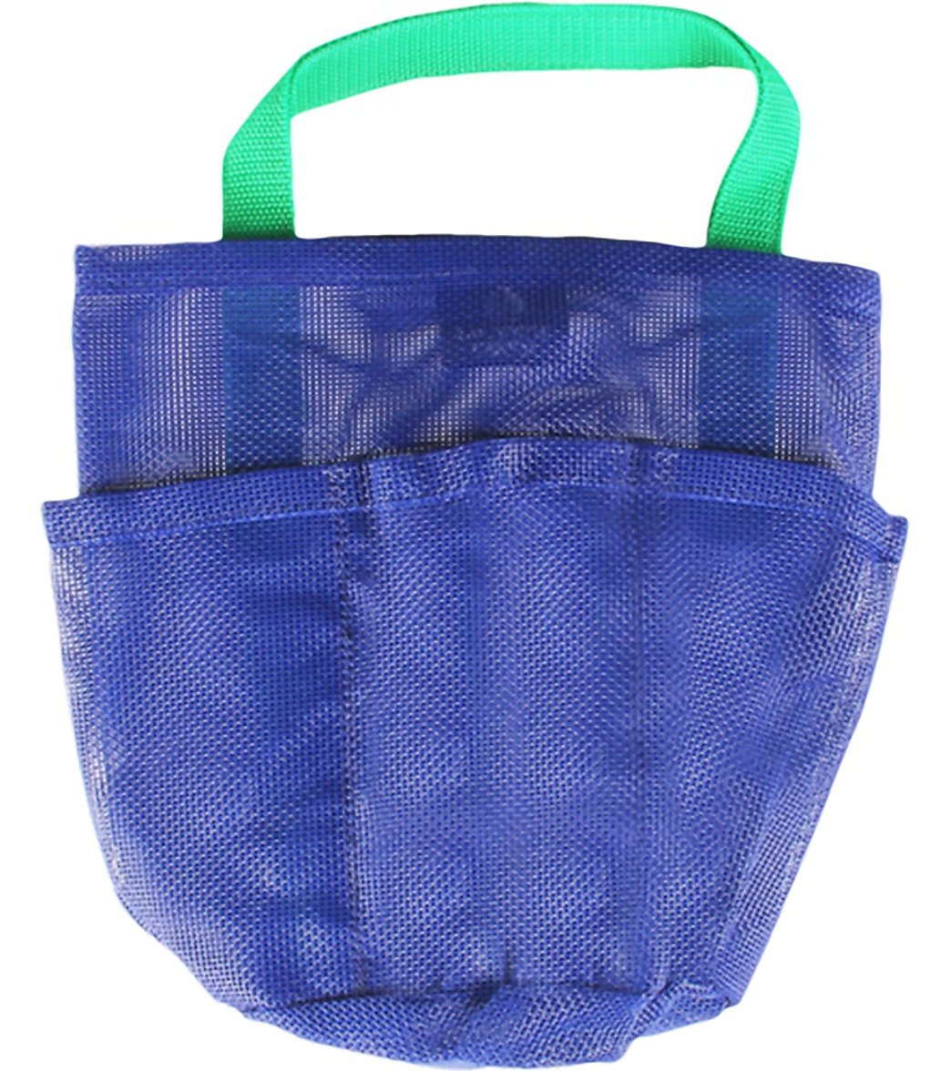 saltwater canvas mesh shower bag