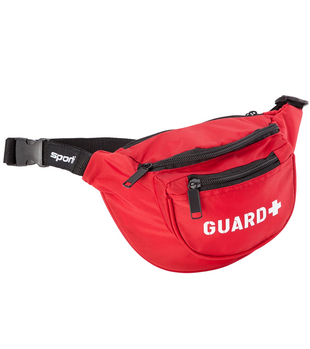 Sporti Guard Hip Pack - Red Polyester - Swimoutlet.com