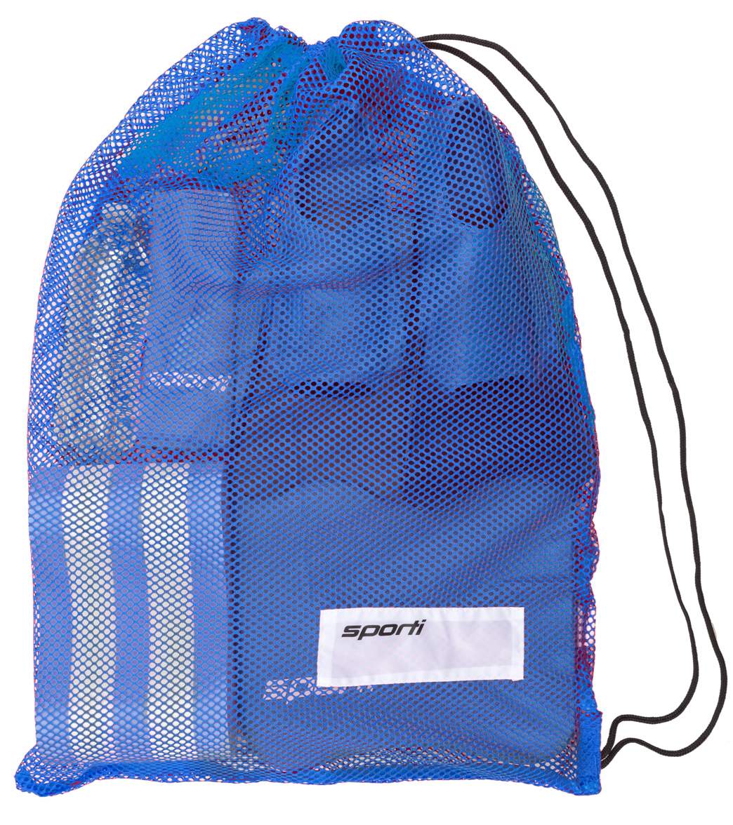 Sporti Mesh Bag - Blue Polyester - Swimoutlet.com