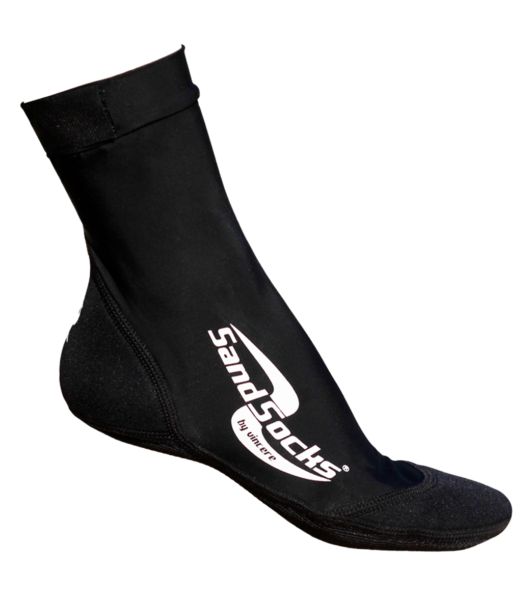 Sand Socks Sandwater Shoes - Black Men's 10.5-12; Women's 12-14 Size 10.5-12 - Swimoutlet.com