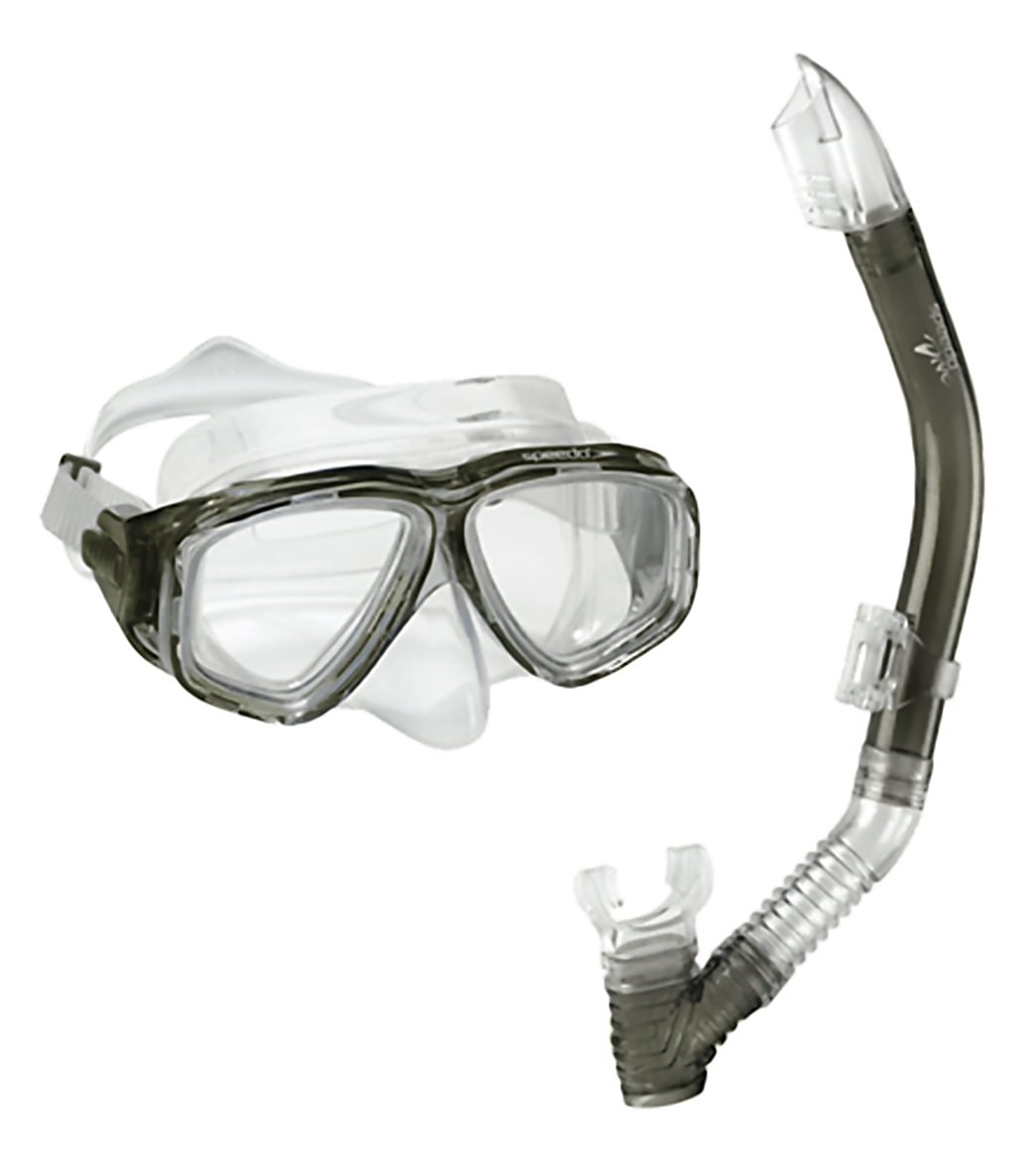 Speedo Adult Adventure Mask Set - Smoke - Swimoutlet.com