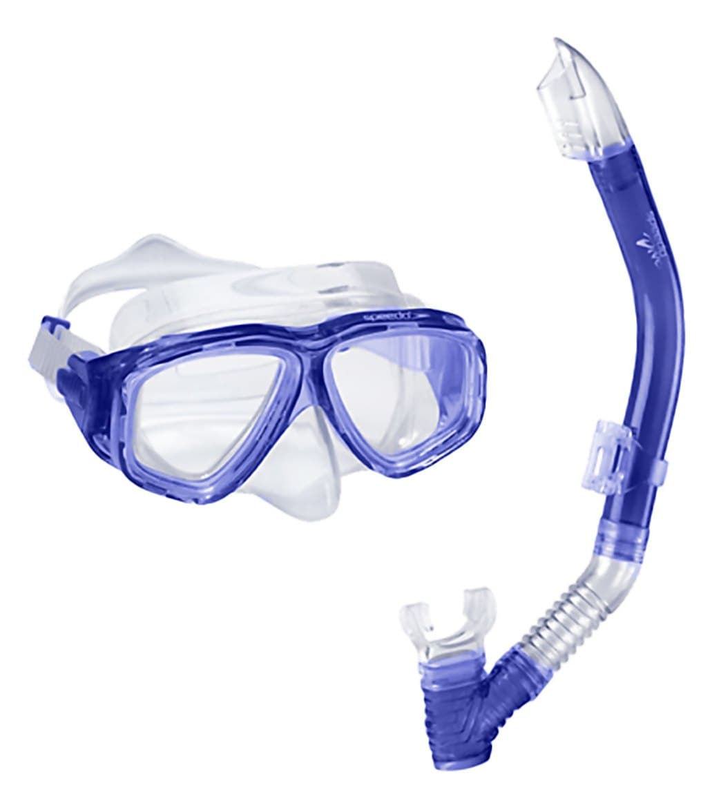 Speedo Adult Adventure Mask Set - Blue - Swimoutlet.com