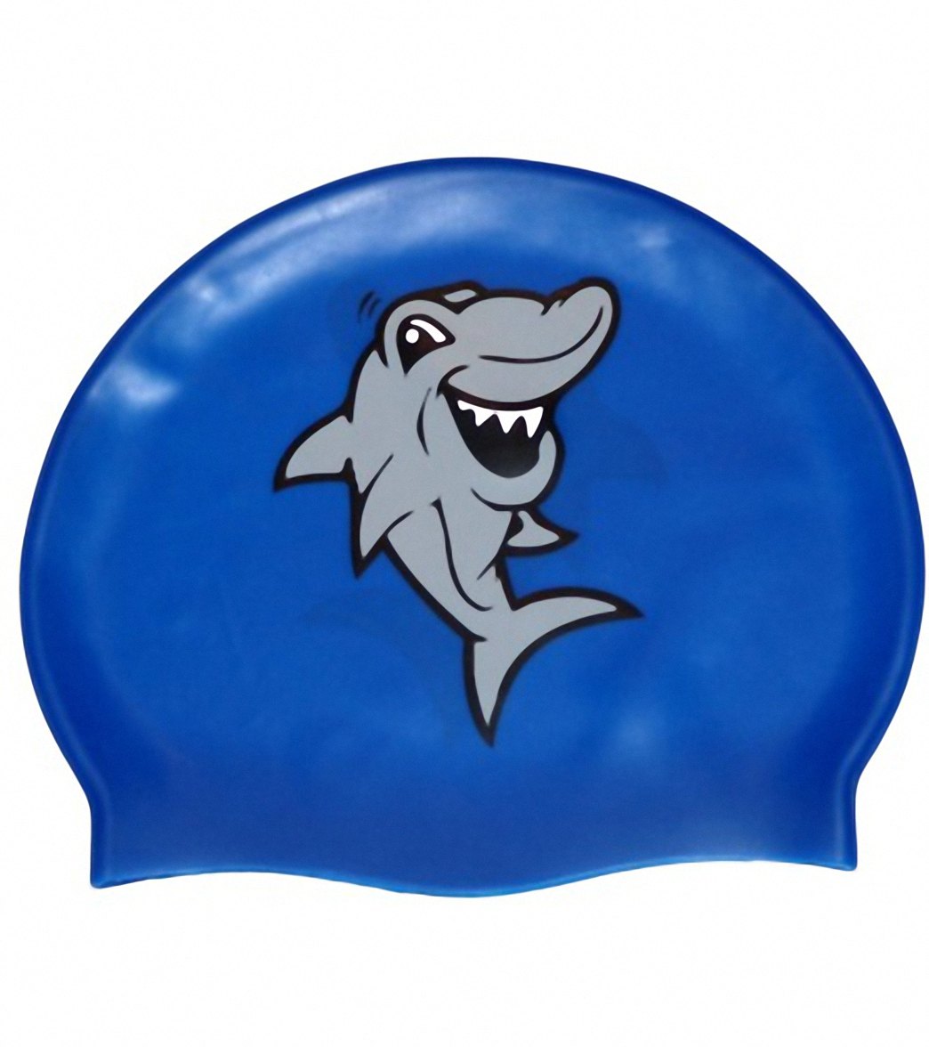 Bettertimes Sharky Solid Latex Swim Cap at
