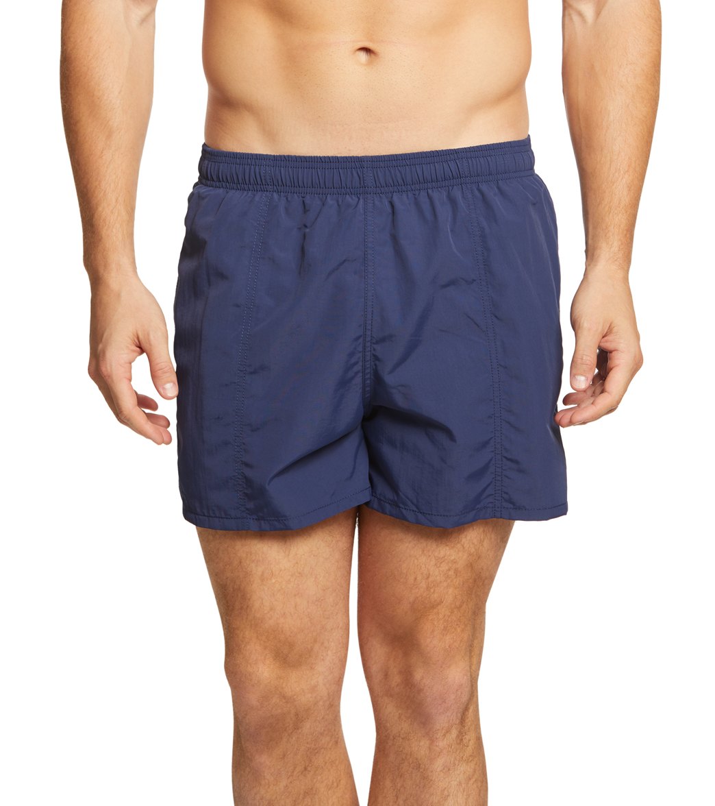 Men's Jersey Knit Activewear Long Jam Drawstring Shorts 3 Pocket Electric Blue