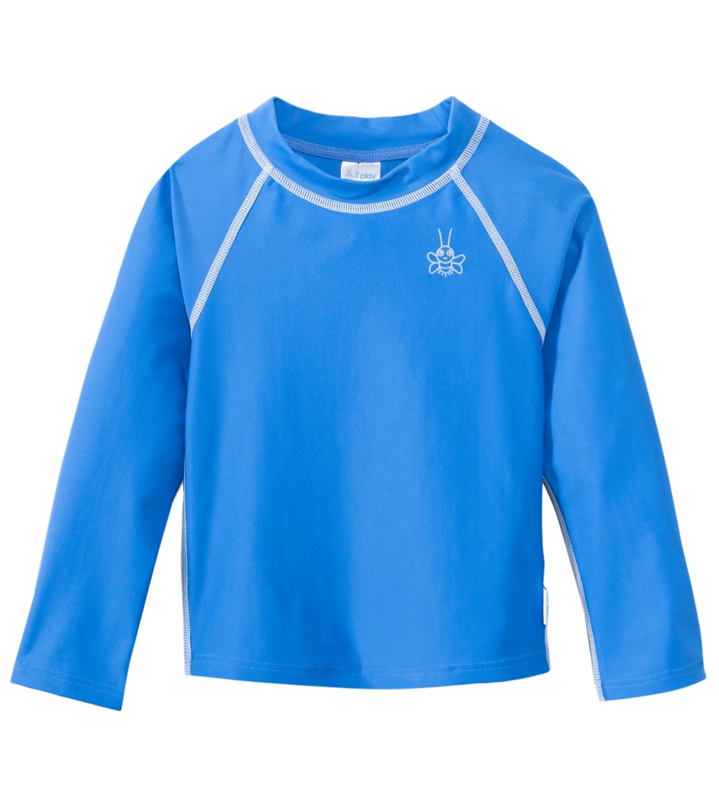 I Play. By Green Sprouts Long Sleeve Rashguard Baby - Royal 24 Months Lycra® - Swimoutlet.com