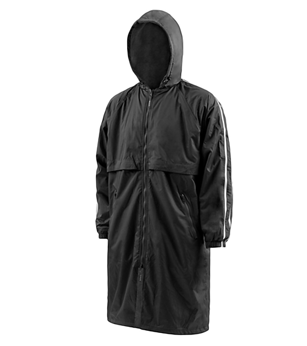 Sporti Solid Striped Swim Parka at Free Shipping