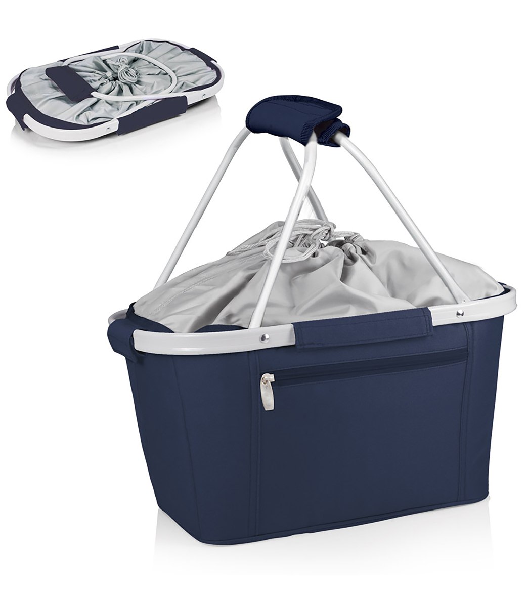 Picnic Time Metro Fashion Prints Cooler Basket - Navy - Swimoutlet.com