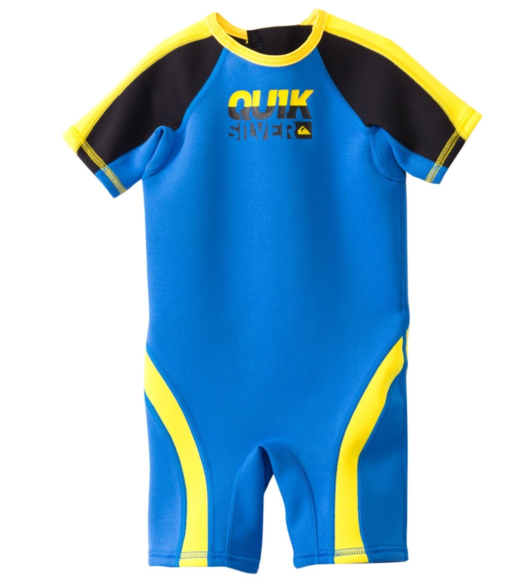 Quiksilver Toddler Boys' Syncro 1.5mm Short Sleeve Spring Wetsuit at