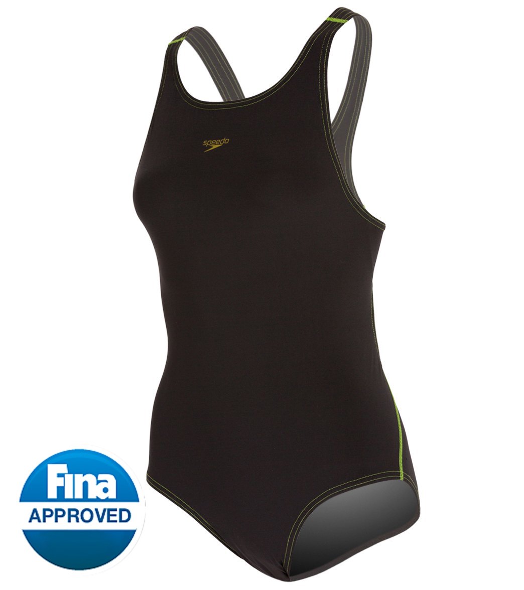 asics swimwear womens Black