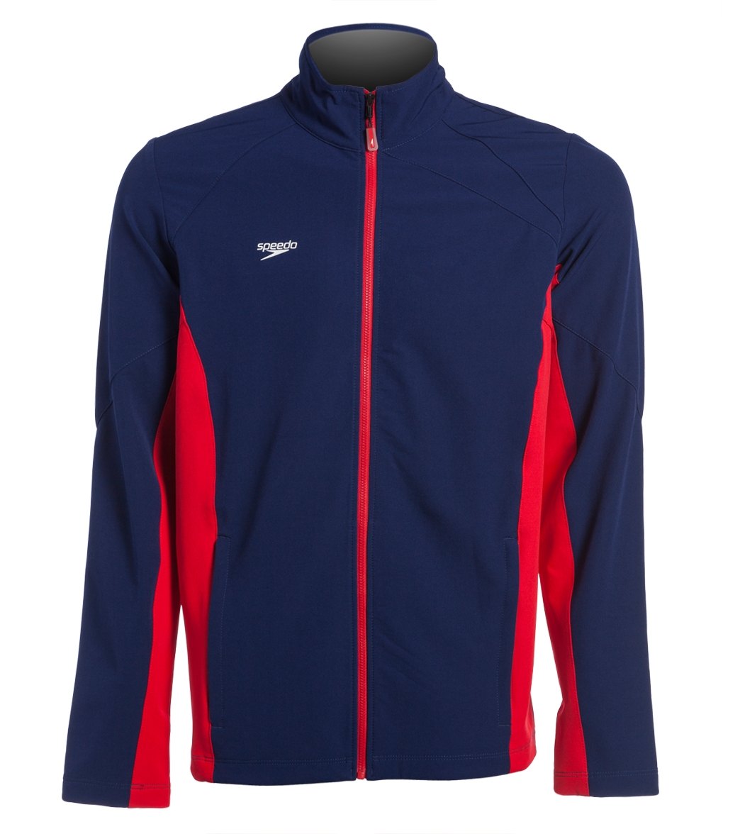 Speedo Men's Boom Force Warm Up Jacket at SwimOutlet.com - Free Shipping