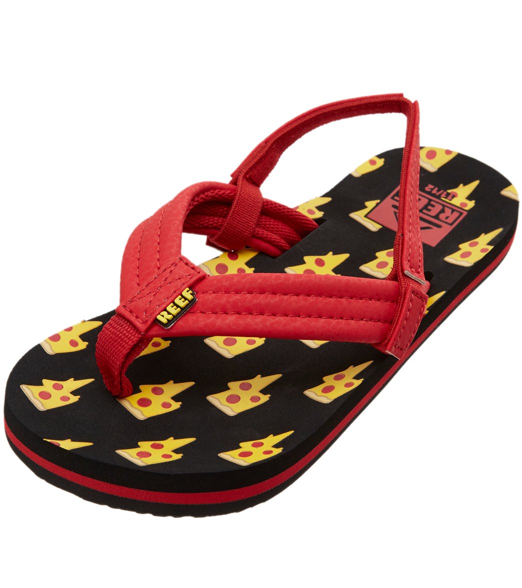 Reef Boys' Ahi Sandals - Pizza Bolt 3/4 Infant/ Eva/Foam/Polyester - Swimoutlet.com