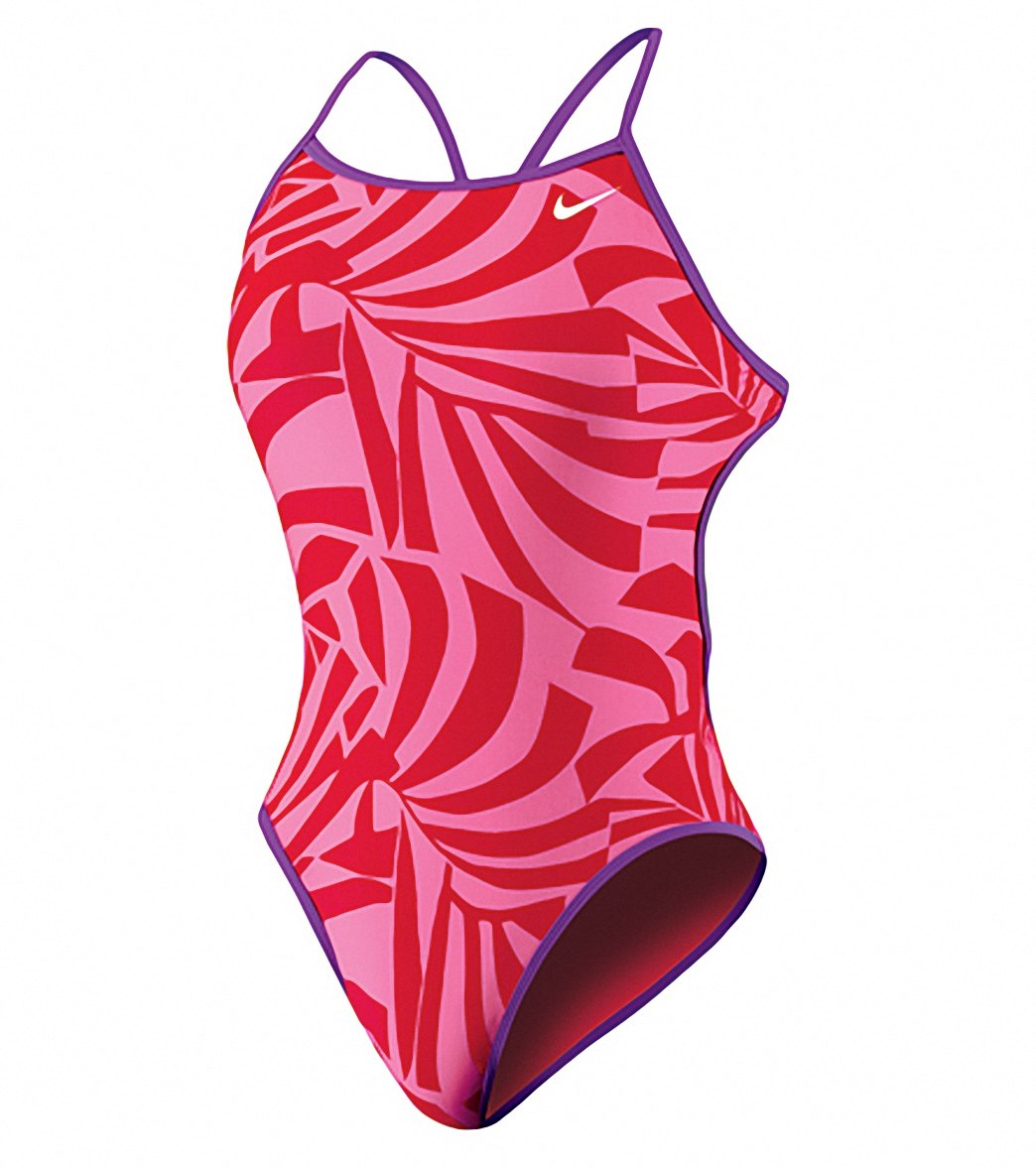nike cut out tank swimsuit