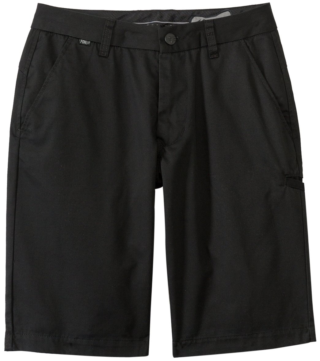 Fox Men's Essex Walkshorts - Black 28 Cotton/Polyester - Swimoutlet.com