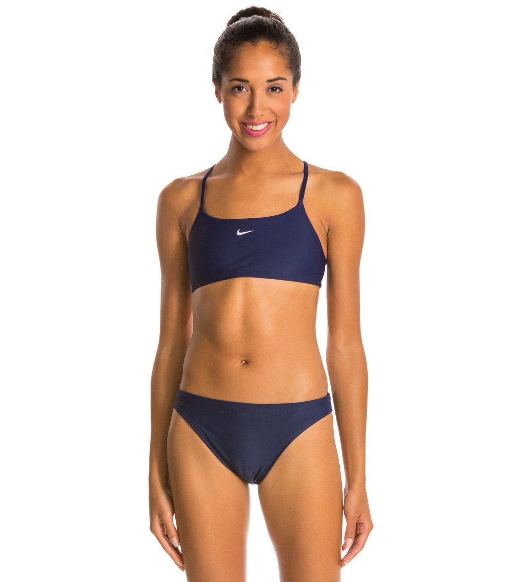 Nike womens tankini athletic two piece swimsuit