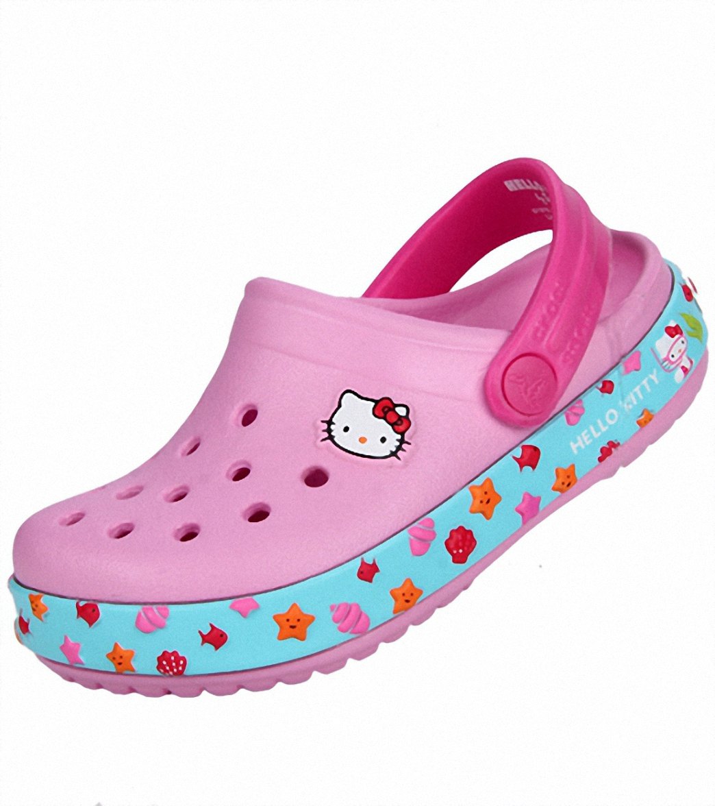  Crocs  Girls Hello  Kitty  Clogs at SwimOutlet com