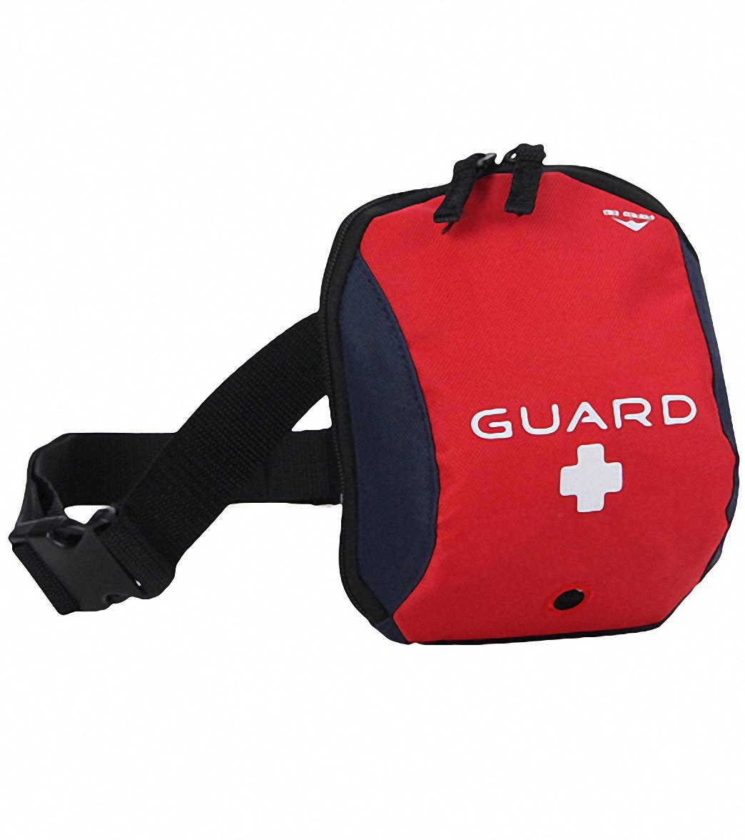 The Finals Lifeguard Hip Pack - Navy/Red - Swimoutlet.com