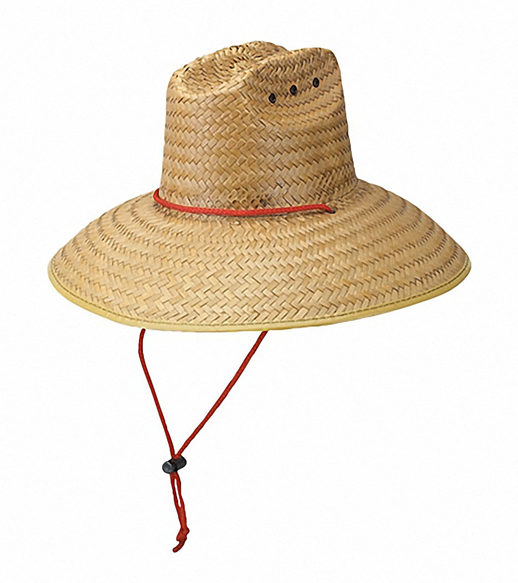 Peter Grimm Hasselhoff 5 Brim Lifeguard Hat - Natural - Swimoutlet.com