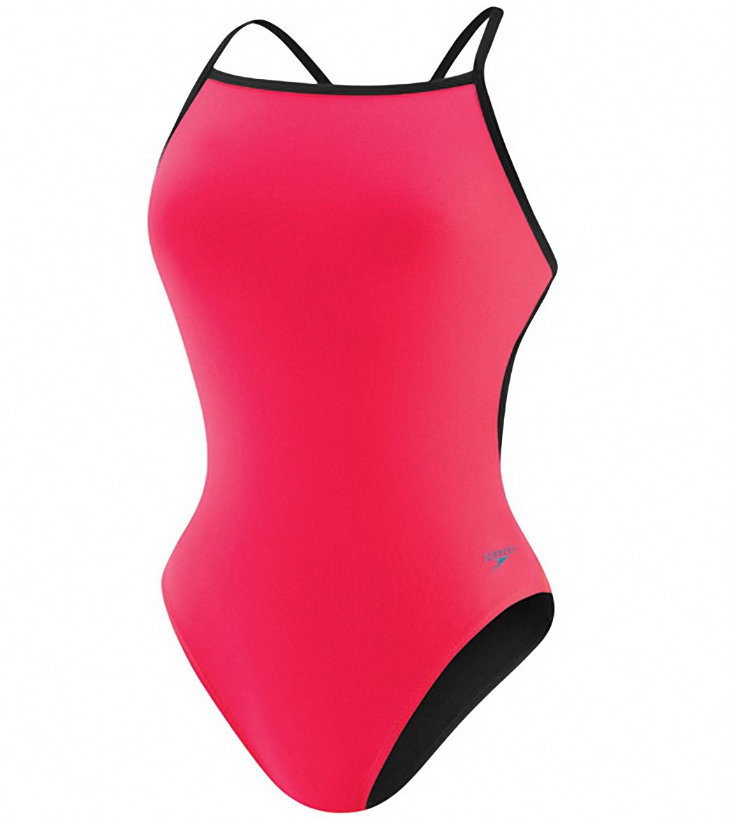 Speedo Flipturns Solid Reversible Fresh Back at SwimOutlet.com - Free ...