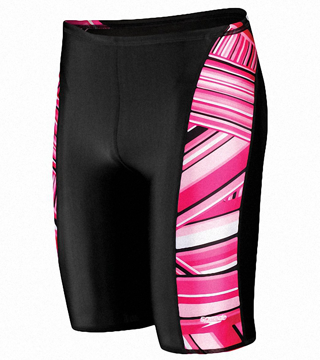 Speedo Rainbow Stripe BS4H Jammer Swimsuit at SwimOutlet.com