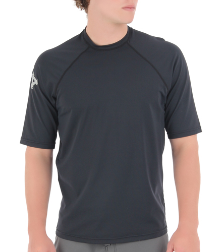 mens short sleeve swim shirts