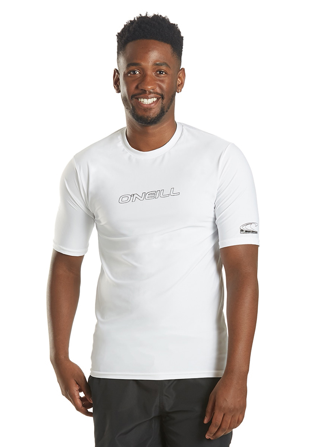 Short Sleeve Rash Guard ONeill Mens Basic Skins UPF 50 Sports & Fitness