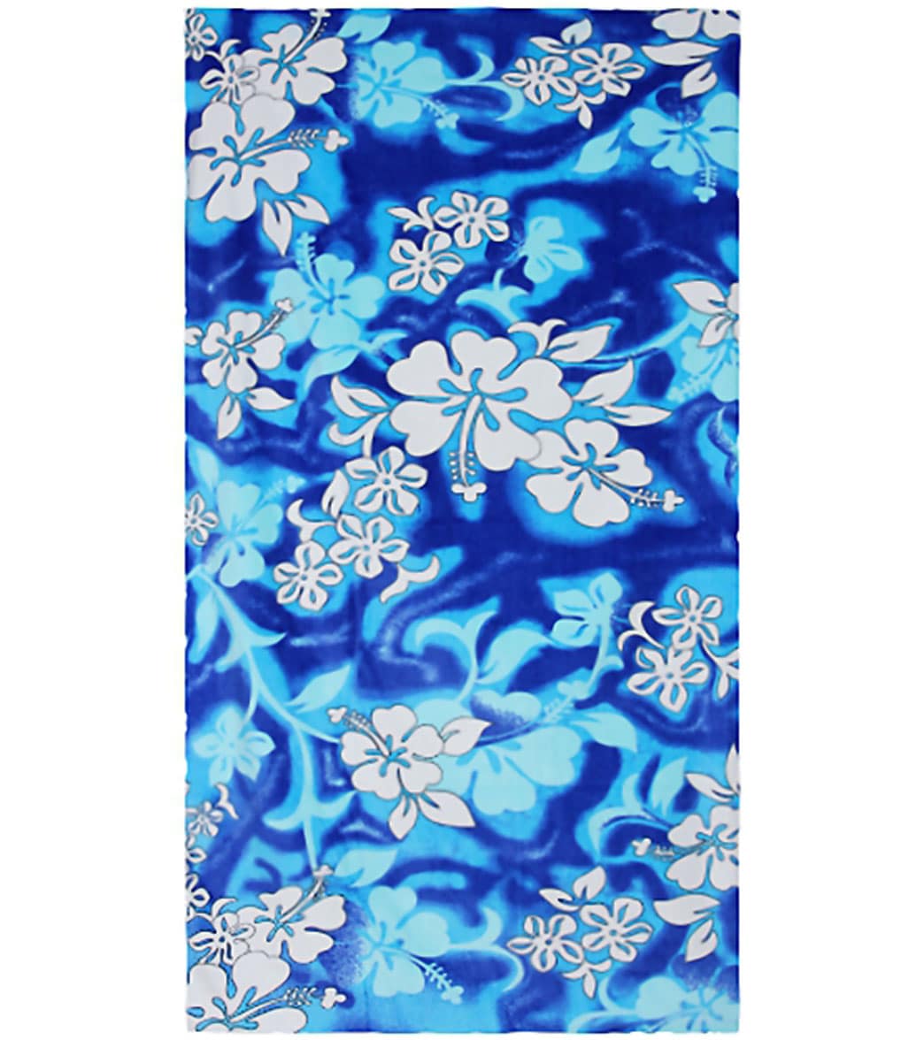 hibiscus beach towel