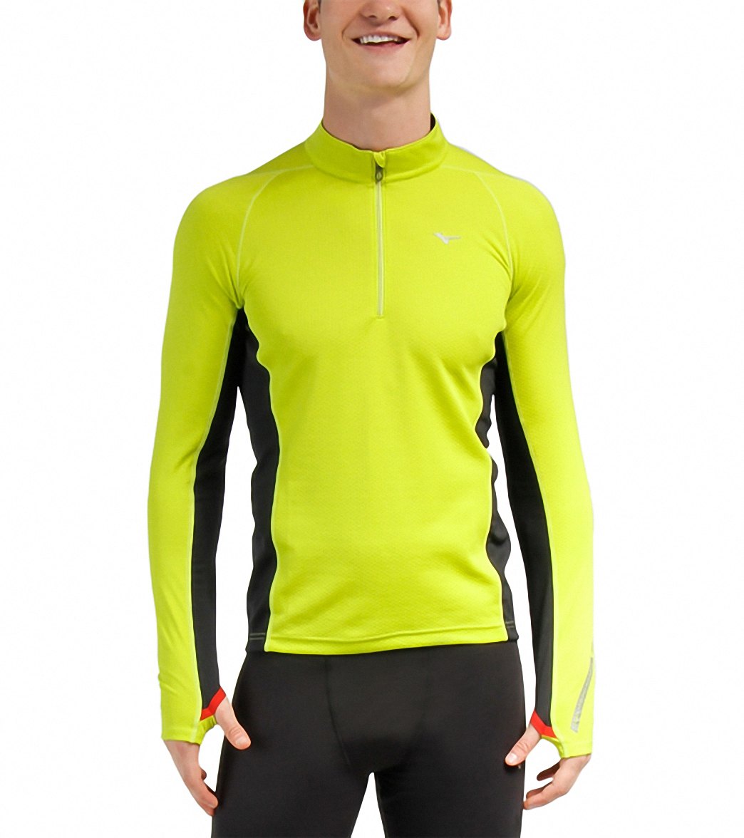 mizuno breath thermo wind running top