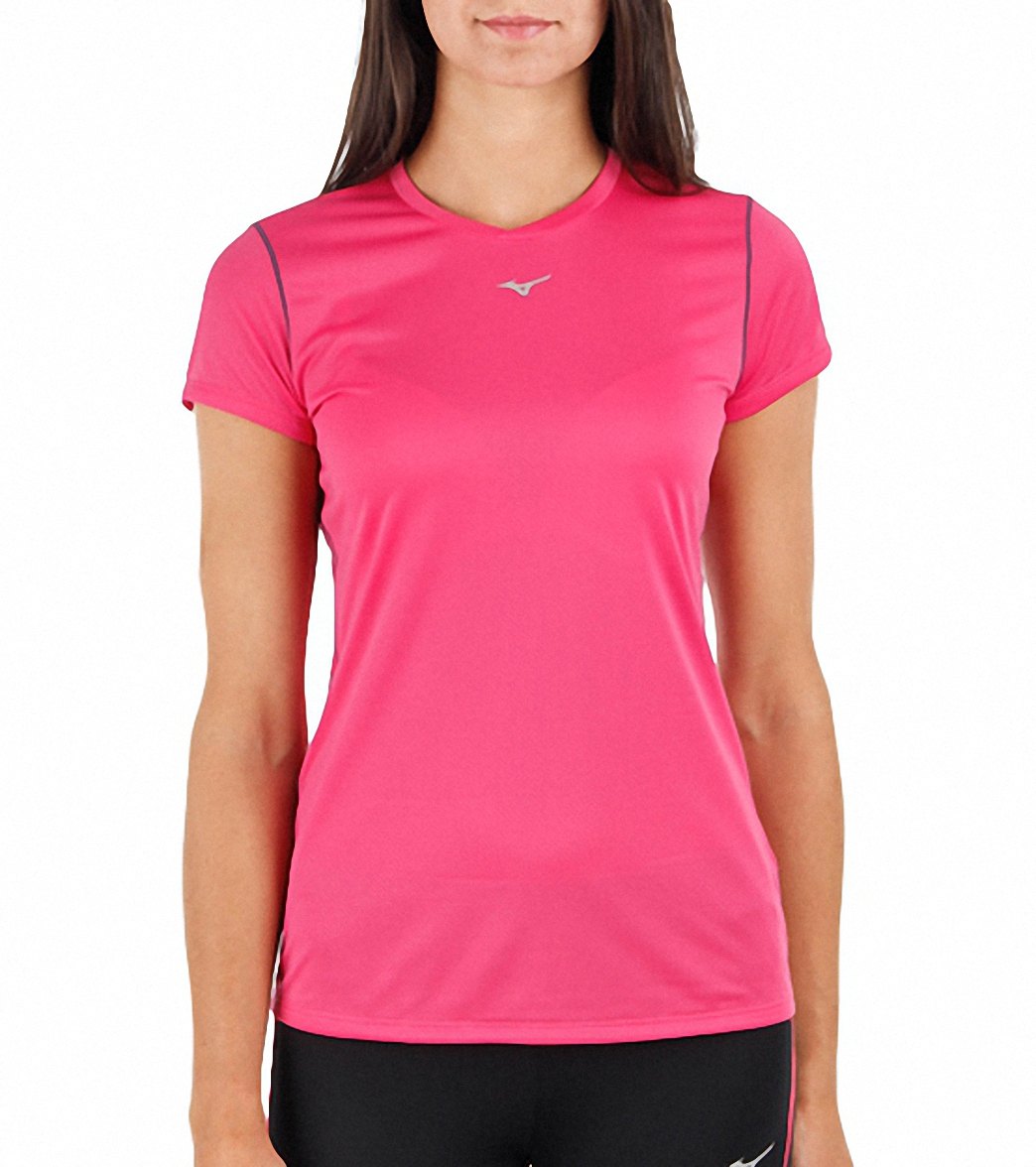 Mizuno Women's DryLite Rider Running Tee at SwimOutlet.com