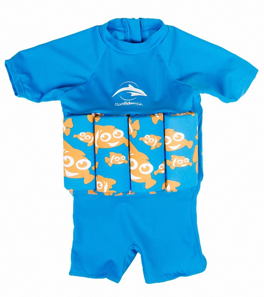 Konfidence Clownfish Floatsuit 1-5 Years - Blue 4-5 Years - Swimoutlet.com