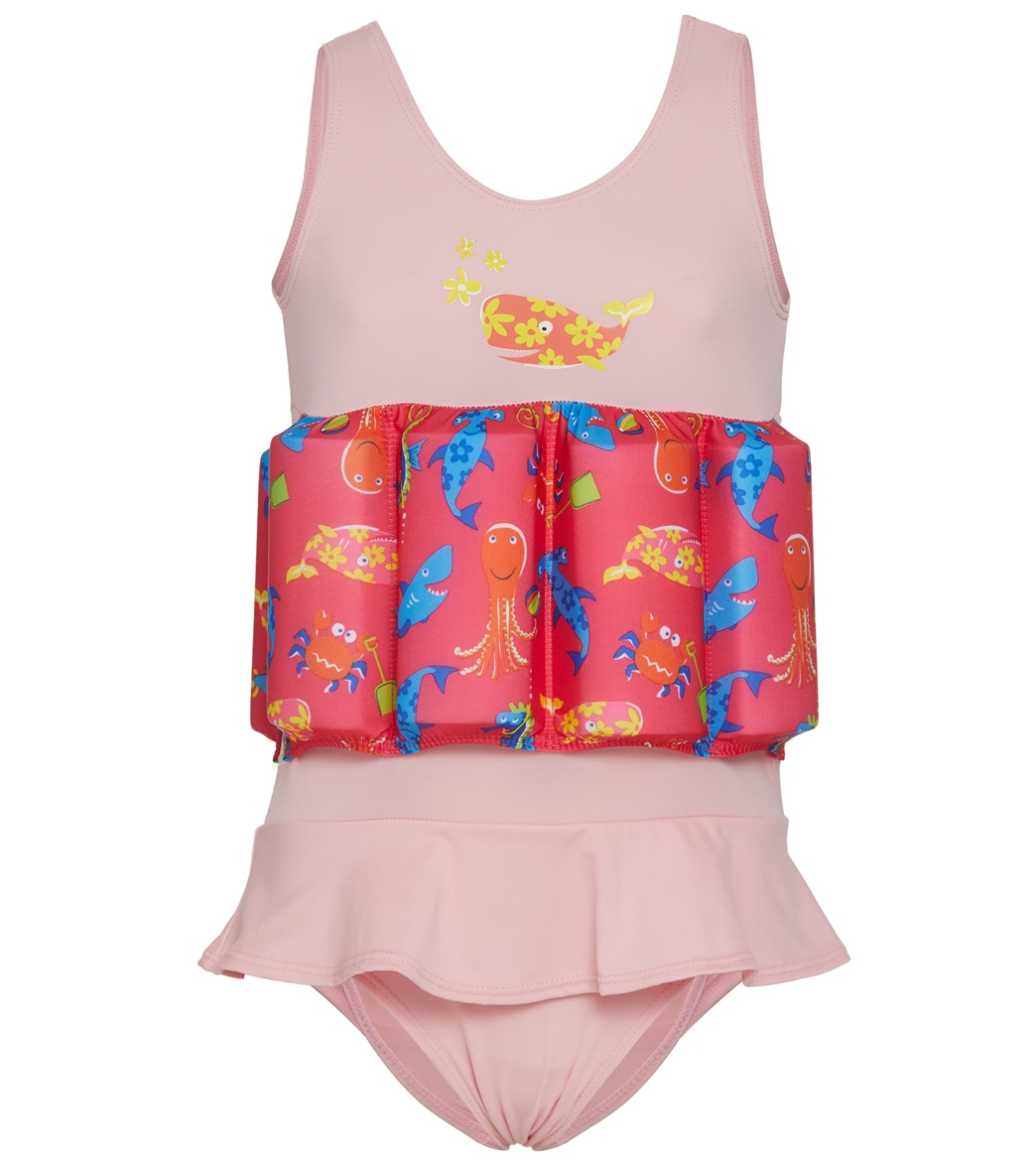 Konfidence Floatsuit Baby - Pink Mia 1-2 Years - Swimoutlet.com