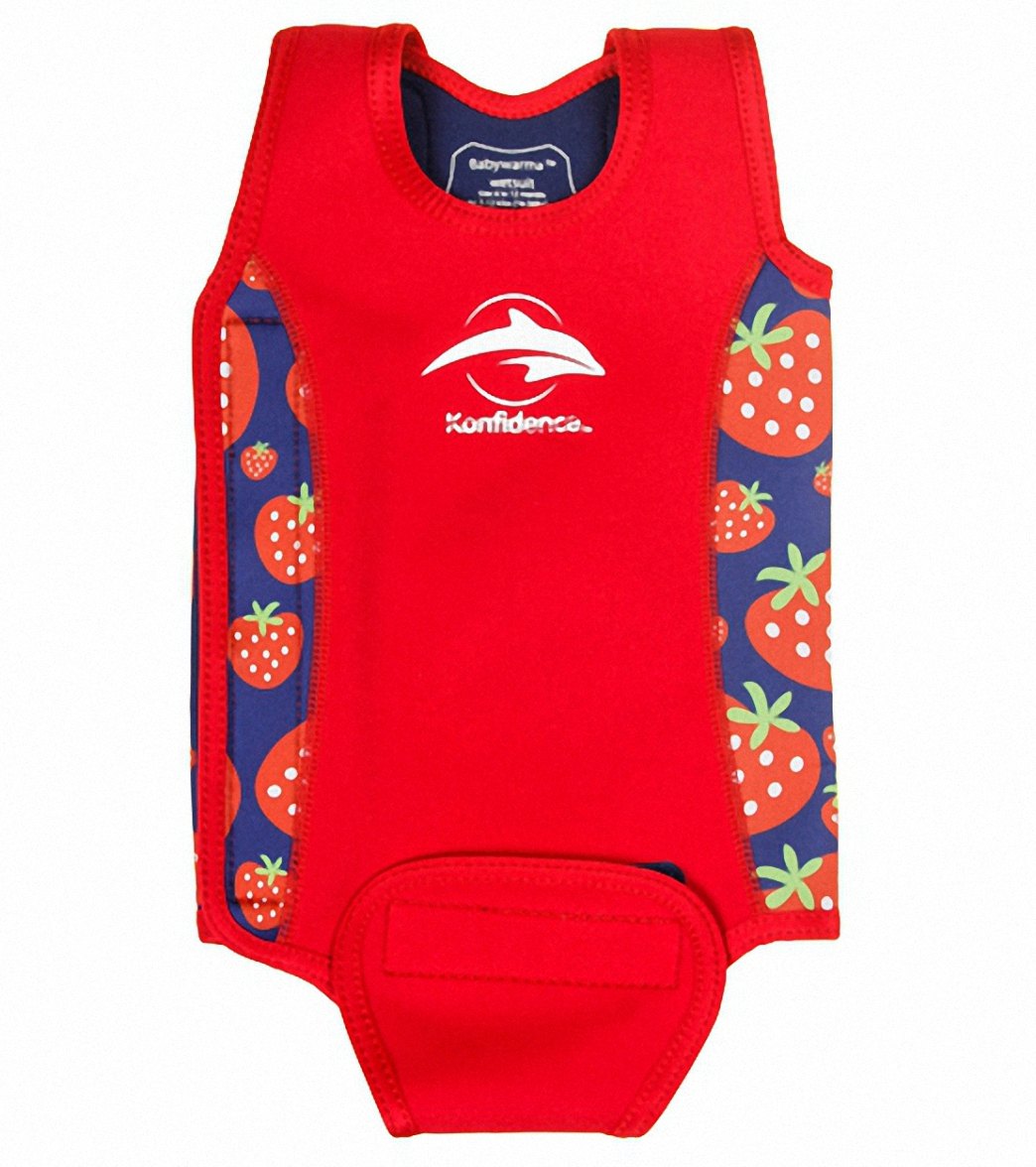 Konfidence Designer Babywarmas Baby - Navy/Strawberry 6-12 Months - Swimoutlet.com