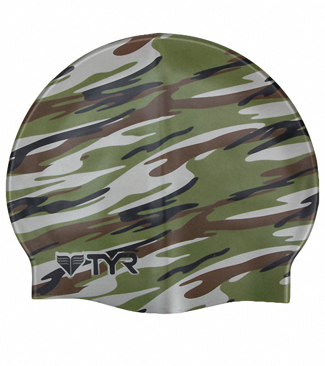 TYR Camo Swim Cap at