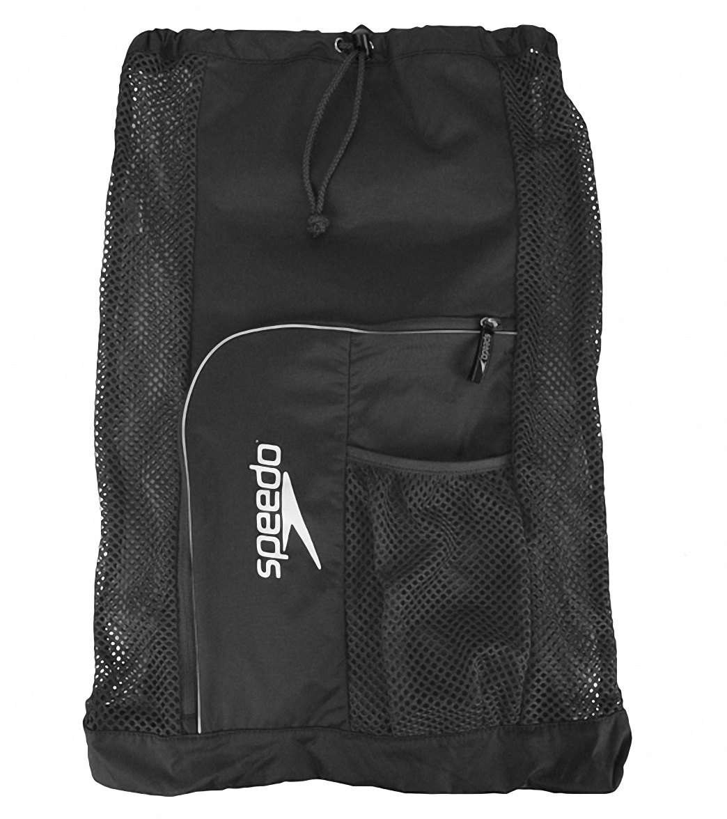 Speedo Deluxe Ventilator Mesh Bag - Black - Swimoutlet.com