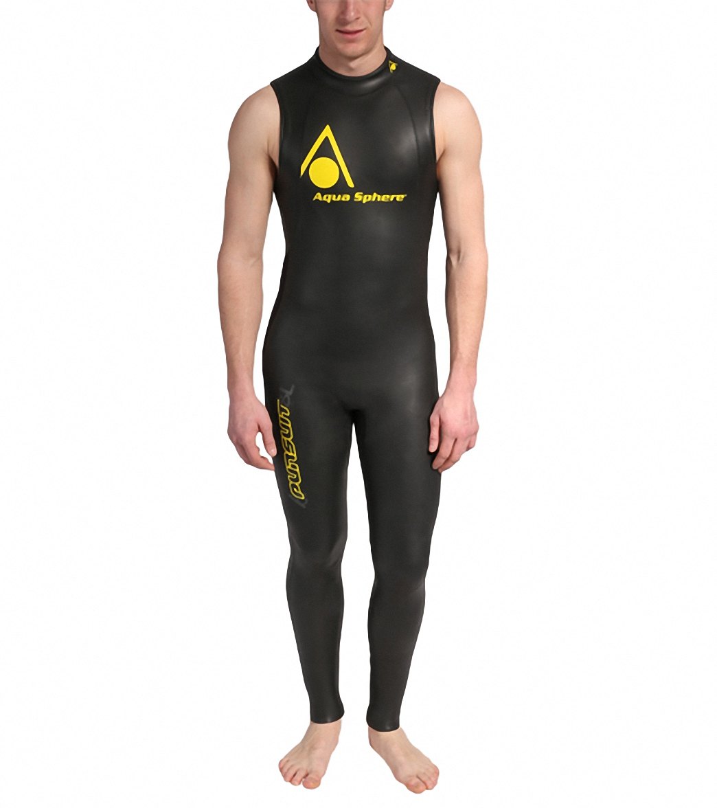 Aqua Sphere Men's Pursuit Sleeveless Triathlon Wetsuit at Free Shipping