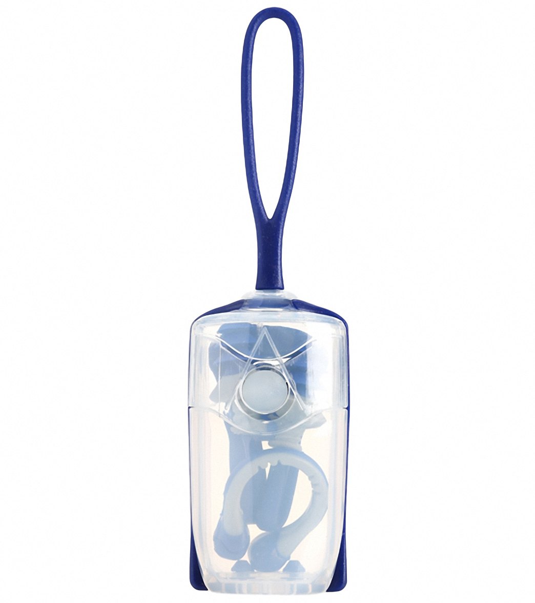 Aqua Sphere Silicone Ear Plugs & Nose Clip with Lanyard & Case at