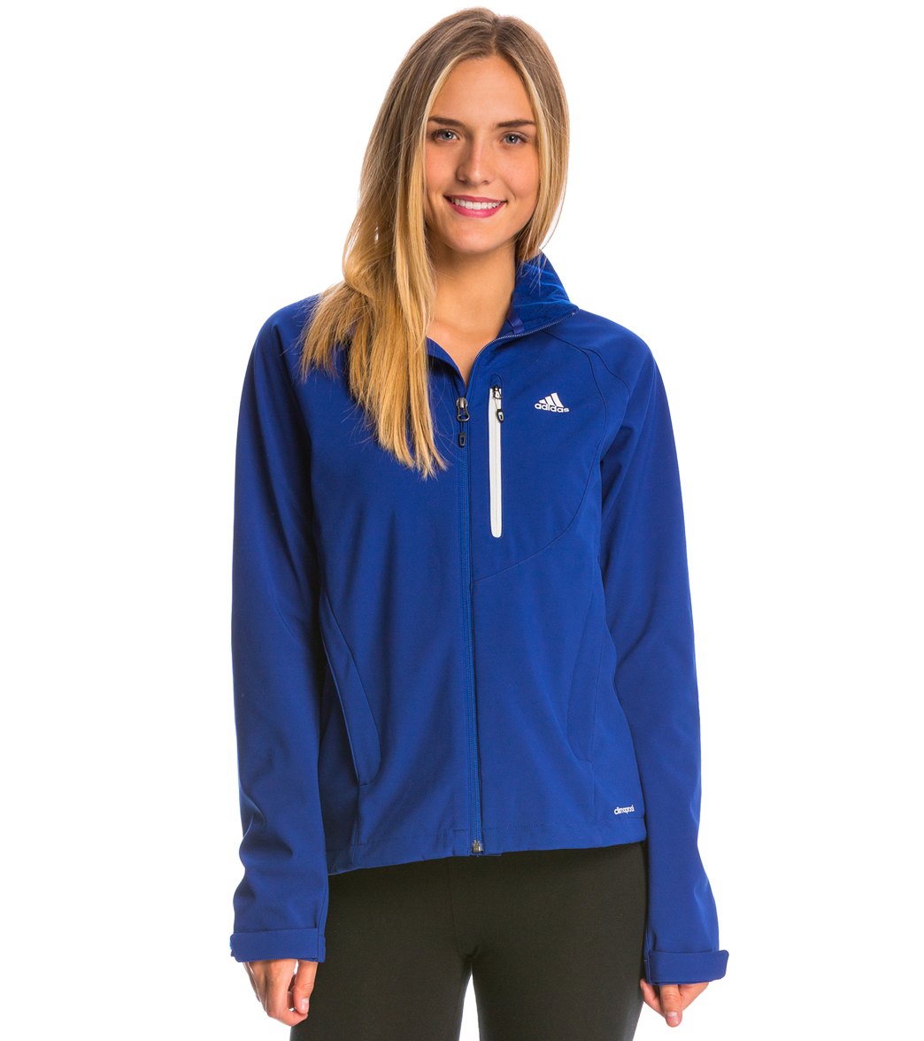 Adidas Women's HT Softshell Running Jacket at SwimOutlet.com - Free ...