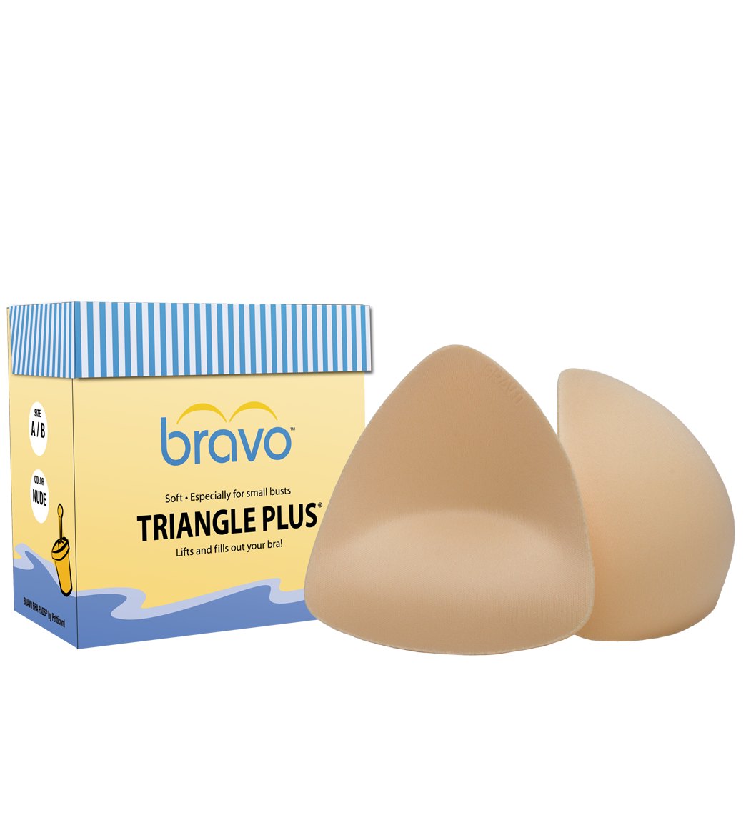 Bravo Triangle Plus Bra Pads - Nude B/C - Swimoutlet.com