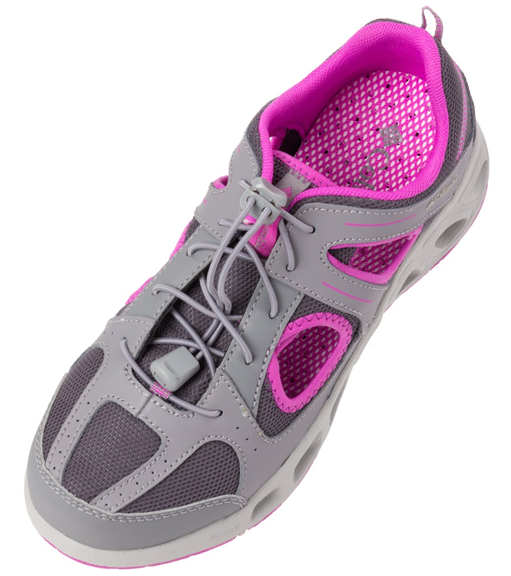 Columbia Youth Supervent Water Shoe - Shale/Foxglove 6 Leather/Rubber - Swimoutlet.com