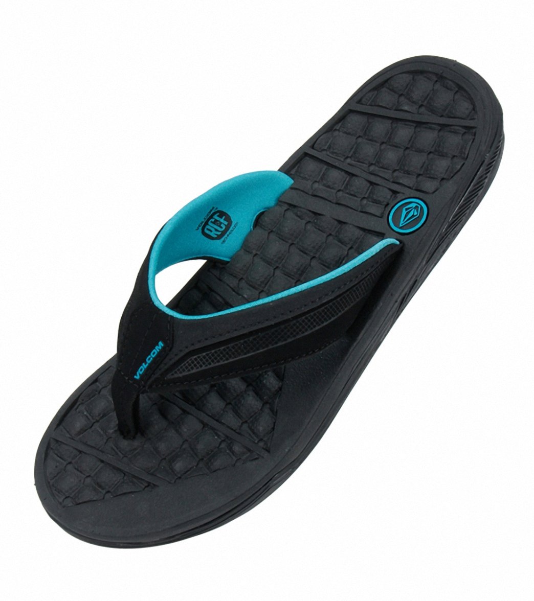 Volcom Men's Recliner LX Flip Flop at SwimOutlet.com - Free Shipping