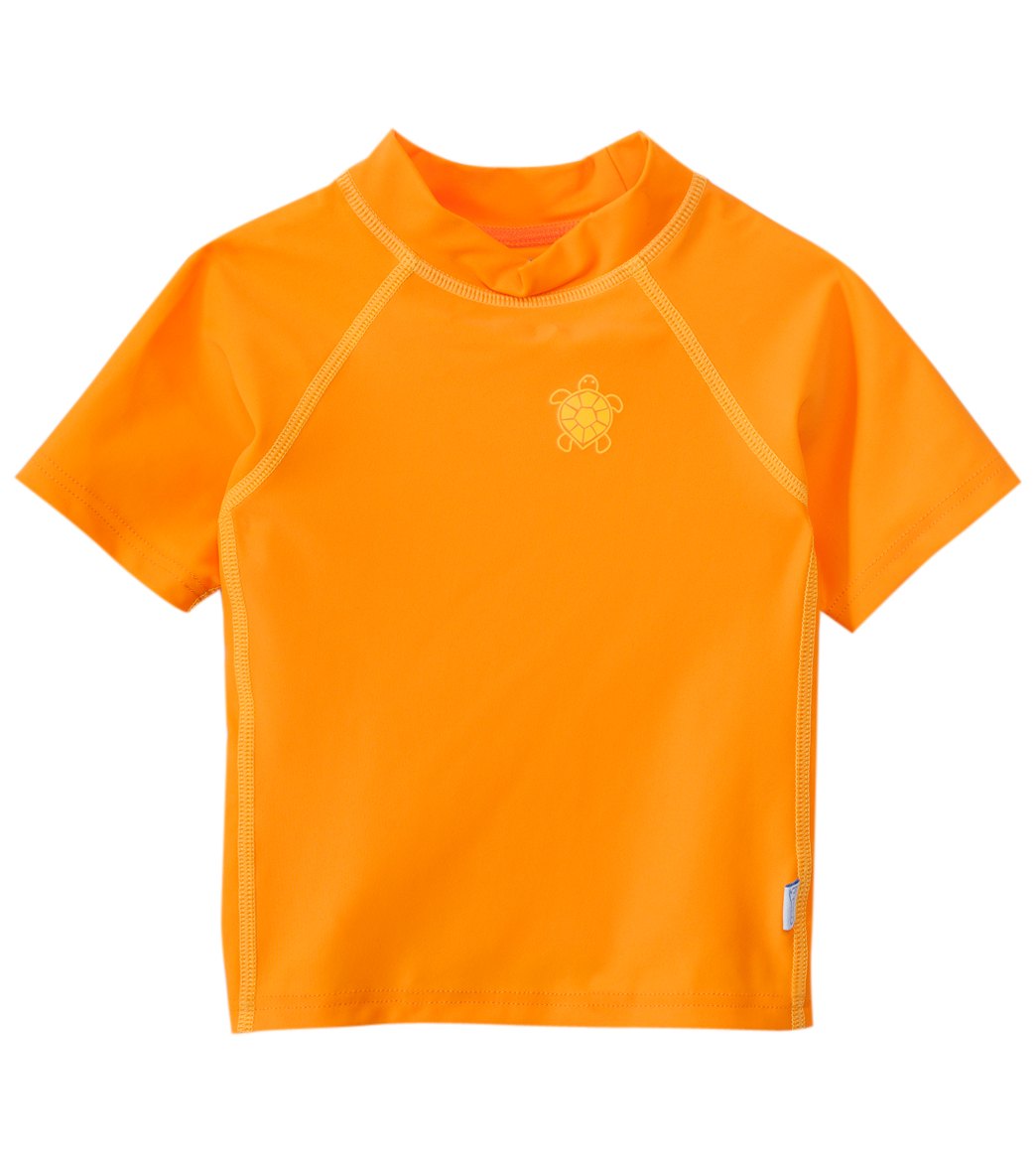 I Play. By Green Sprouts Short Sleeve Rashguard Baby - Orange Small 6 Mos - Swimoutlet.com