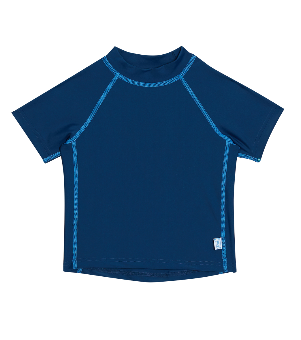 I Play. By Green Sprouts Short Sleeve Rashguard Baby - Navy Small 6 Mos - Swimoutlet.com